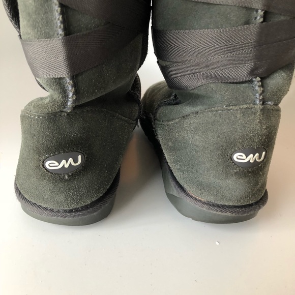 EMU wool boots Grey Suede size 9US - Picture 4 of 6